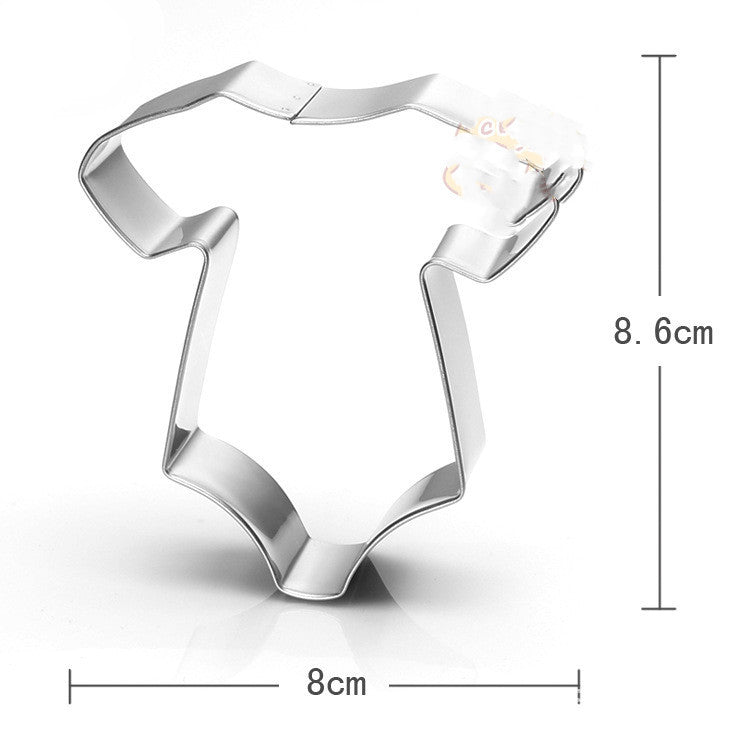 Baby Clothes Cookies Cutter Stainless Steel Biscuit Cake Mold Kitchen Baking Tools SHANVY