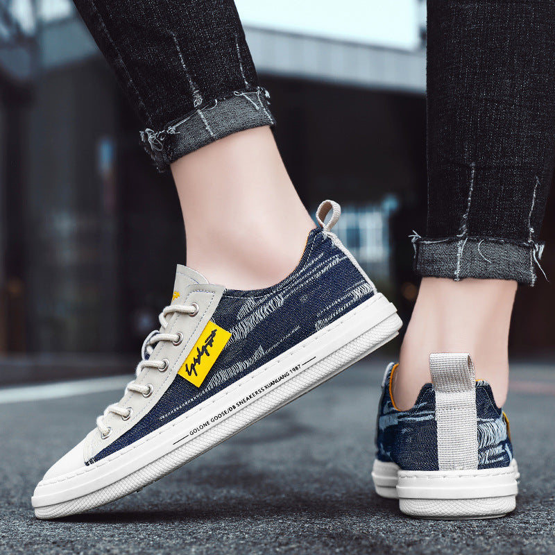 Canvas Shoes Men's Summer New Low Top Shoes Casual Shoes SHANVY