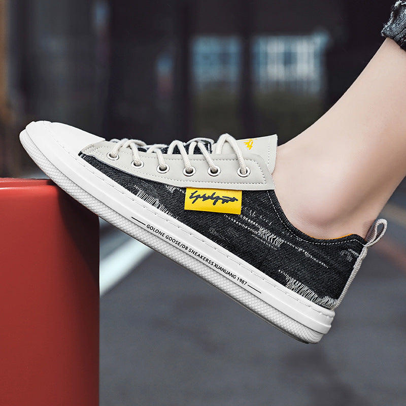 Canvas Shoes Men's Summer New Low Top Shoes Casual Shoes SHANVY