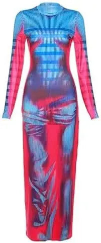 Dress Women Aesthetic Long Sleeve Unique SHANVY