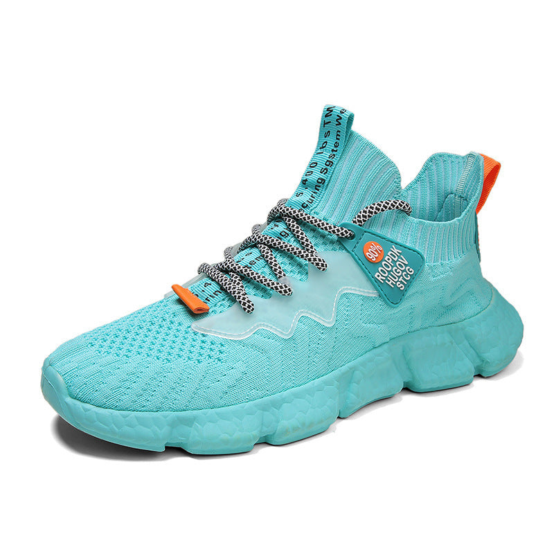 Summer New Men's Shoes Fashion Flying Woven Shoes Mesh Shoes SHANVY