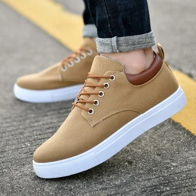 Breathable mens casual canvas sport shoes SHANVY