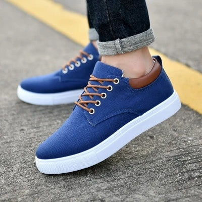Breathable mens casual canvas sport shoes SHANVY