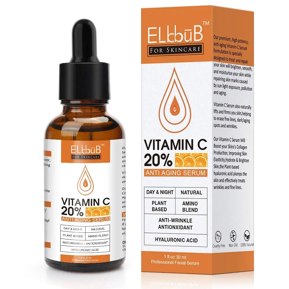 Vitamin C Serum For Face with Hyaluronic Acid, Retinol & Amino Acids, Anti Aging & Wrinkle Facial Serum 60ml SHANVY