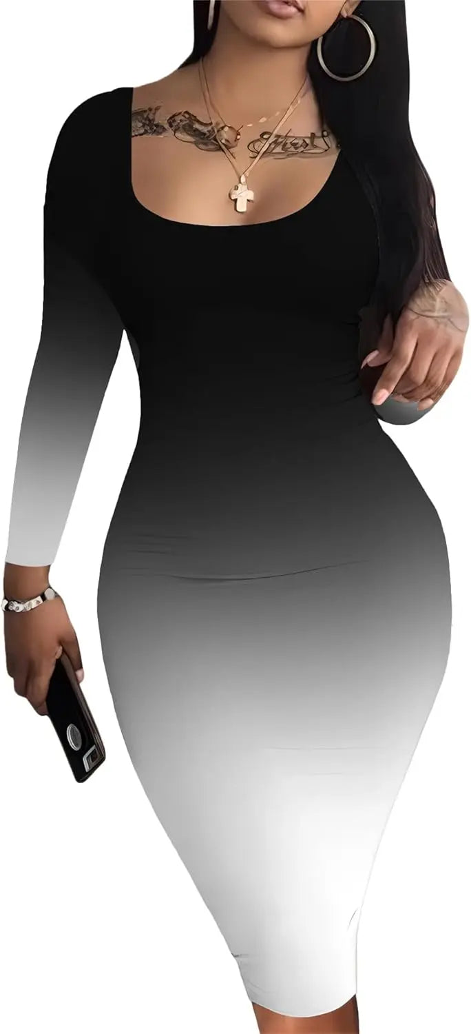 Womens Autumn Casual Sexy Long SHANVY