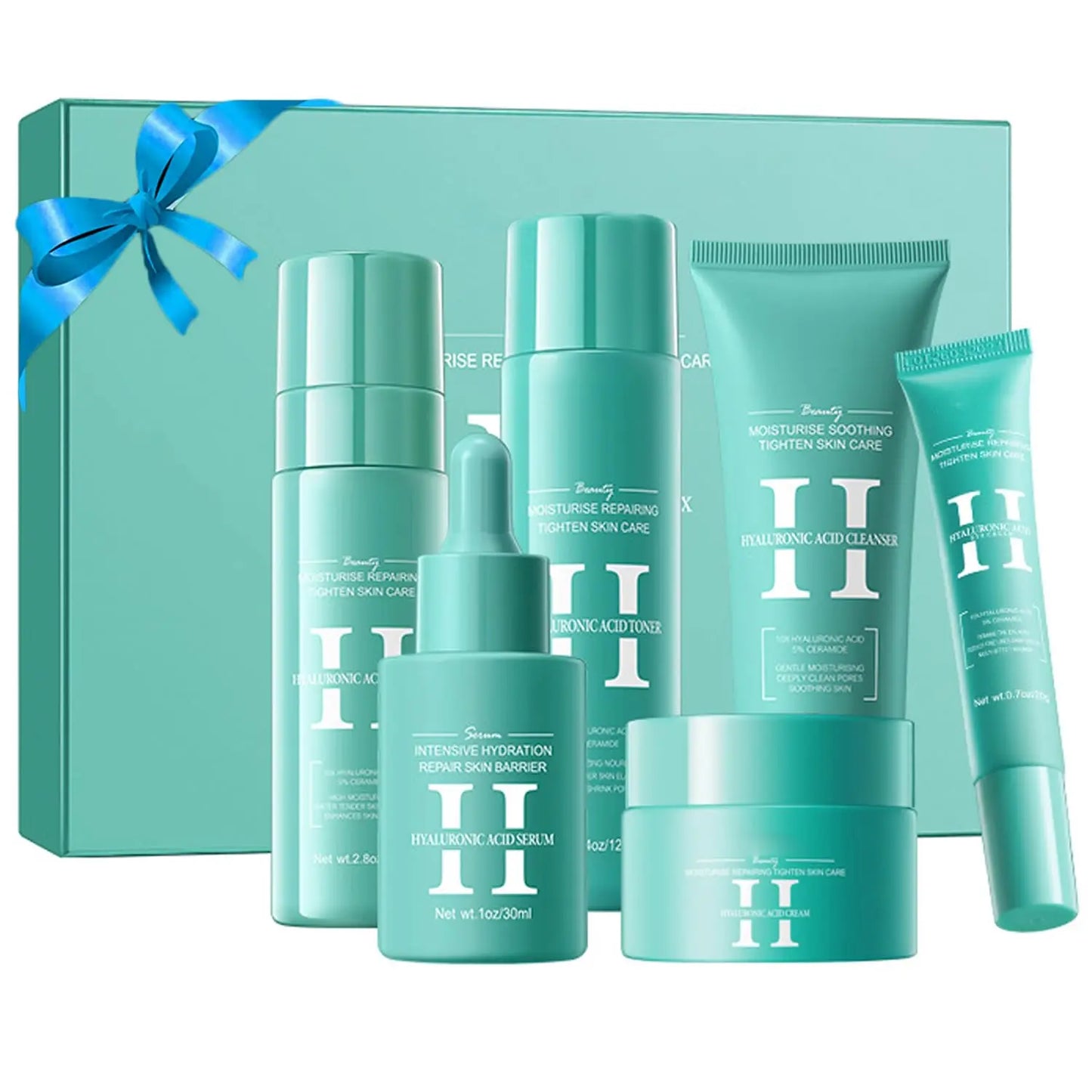 Skin Care Sets for Women/Girls JAPAN SAKURA Beauty Gift Sets Skincare Kit with Cleanser, Serum, Eye Cream, Face Cream Travel Pamper Sets for Women Gifts,Skin Care Sets & Kits SHANVY