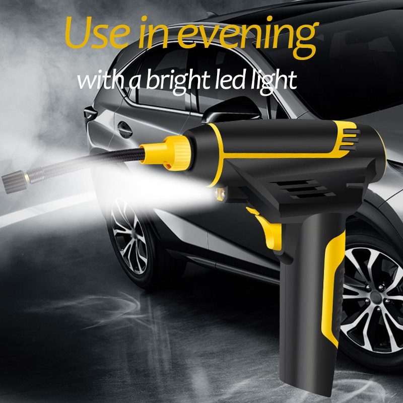 Automatic Portable Handheld Digital LED Smart Car Air Compressor SHANVY