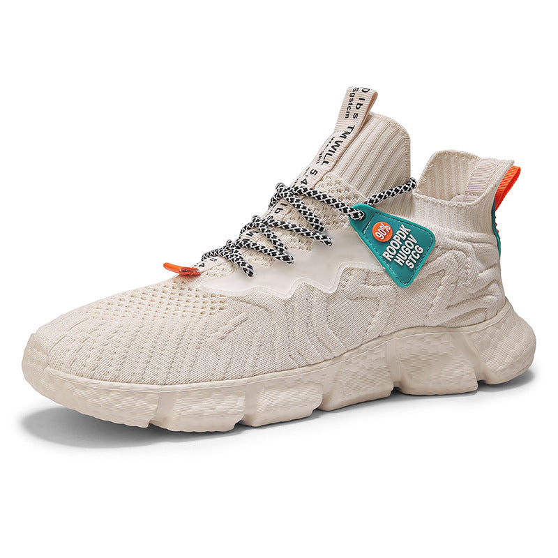 Summer New Men's Shoes Fashion Flying Woven Shoes Mesh Shoes SHANVY