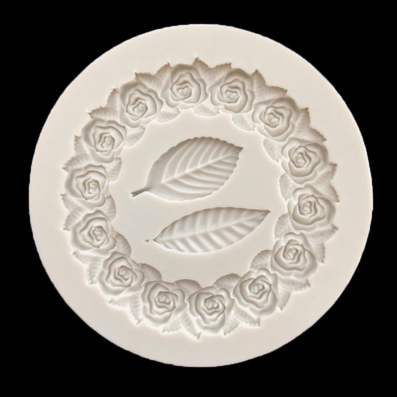 Baking Tools Leaf Liquid Silicone Mold Cake Chocolate Mold Frame Epoxy Decoration SHANVY