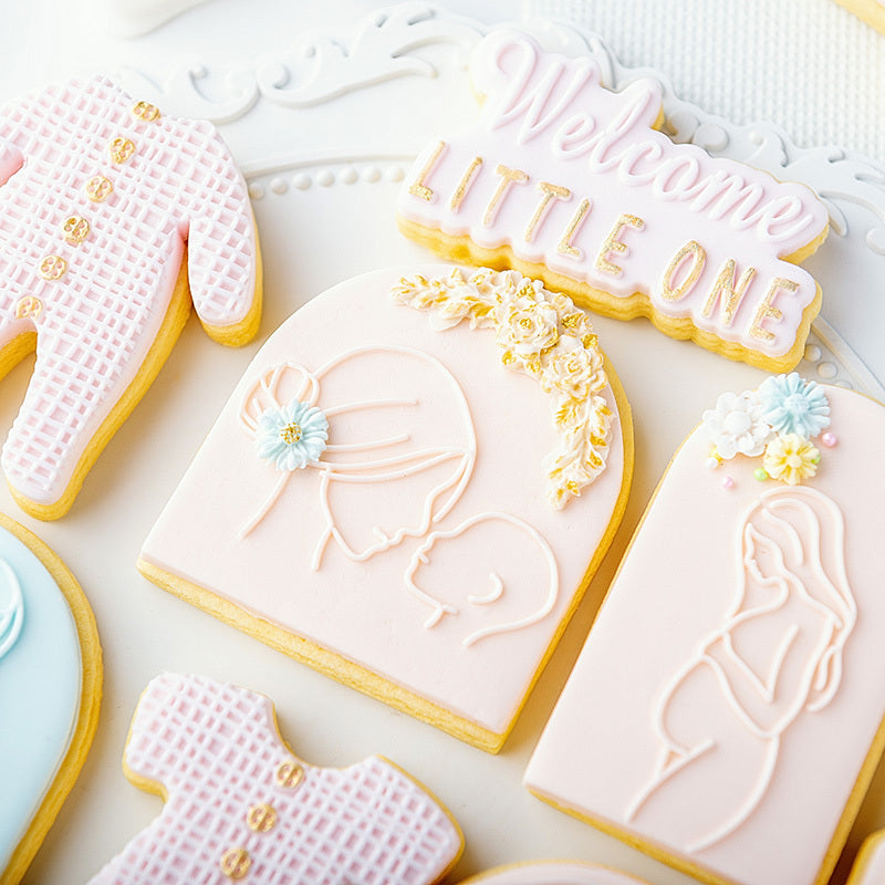 Baking Cake Tools Mother  Baby Fondant Die Biscuit Cutter SHANVY