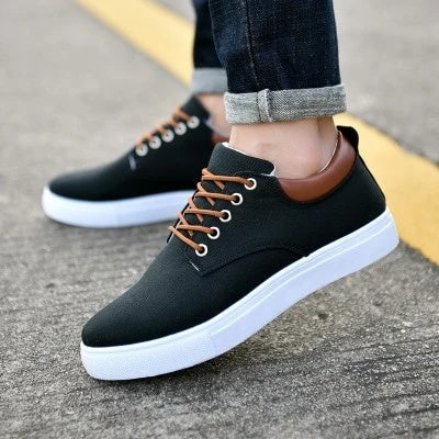 Breathable mens casual canvas sport shoes SHANVY