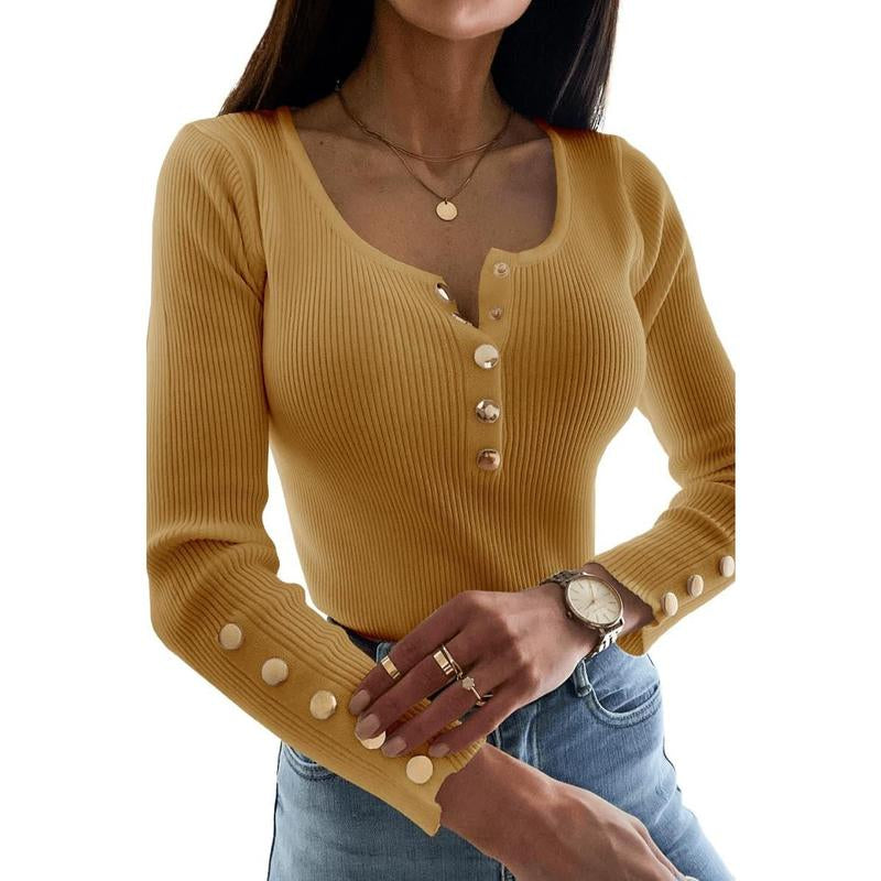  Womens Sexy Long Sleeve Sweater 