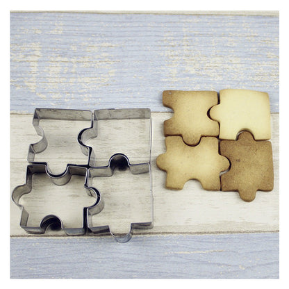 Baking Tools 4-Piece Stainless Steel Cake Biscuit Mold SHANVY