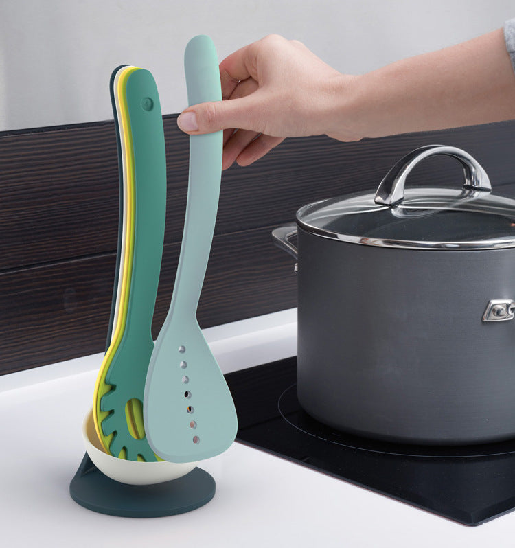 6Pcs Non-stick Cookware Set Heat Resistant Kitchenware Soup Spoon Spatula Baking Tools Cooking Tools Set Kitchen Supplies SHANVY