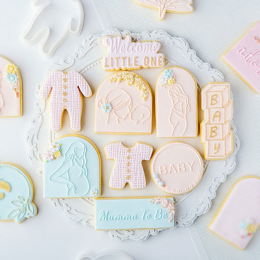 Baking Cake Tools Mother  Baby Fondant Die Biscuit Cutter SHANVY