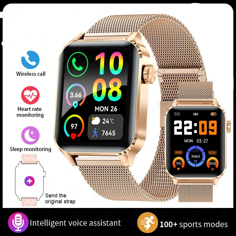 Bluetooth Calling Waterproof Health Monitoring Smart Watch SHANVY