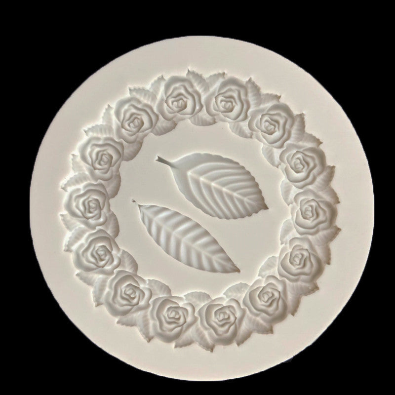 Baking Tools Leaf Liquid Silicone Mold Cake Chocolate Mold Frame Epoxy Decoration SHANVY