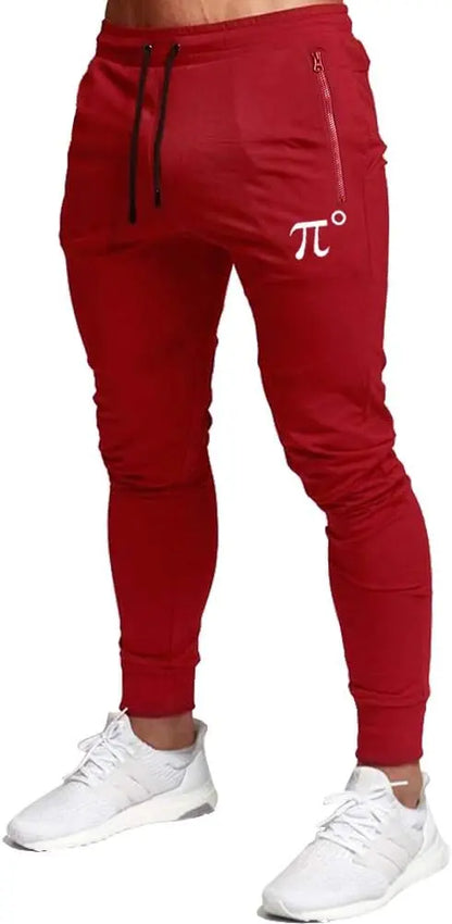 Men's Joggers Sweatpants Gym Training Workout Pants Slim Fit with Zipper Pockets SHANVY