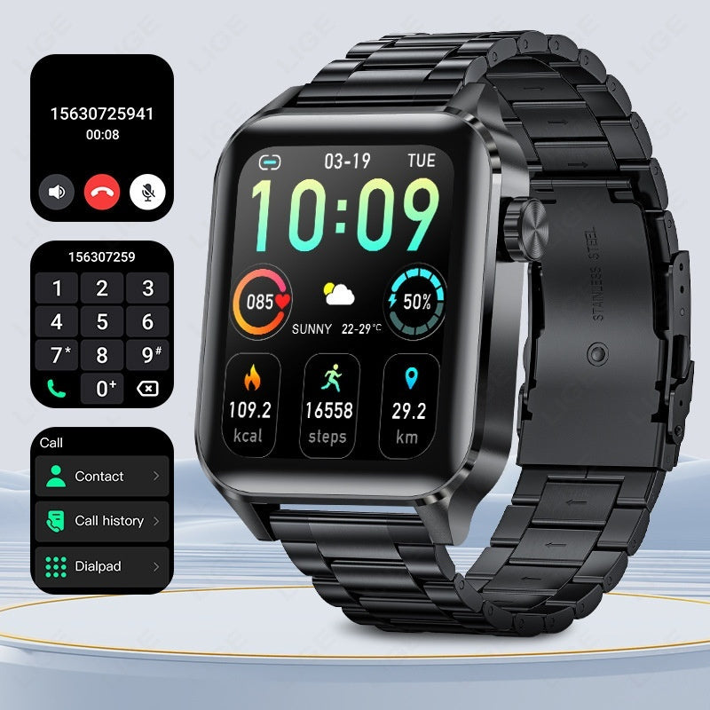 Bluetooth Calling Waterproof Health Monitoring Smart Watch SHANVY
