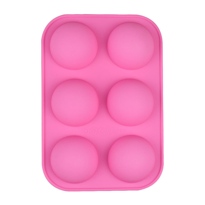 Baking Tools Small Semicircle Silicone Cake Mold Chocolate Mold Hemispheric Mousse Cake Mold SHANVY