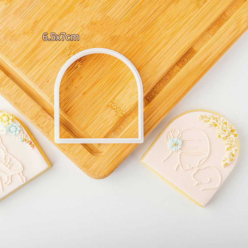 Baking Cake Tools Mother  Baby Fondant Die Biscuit Cutter SHANVY