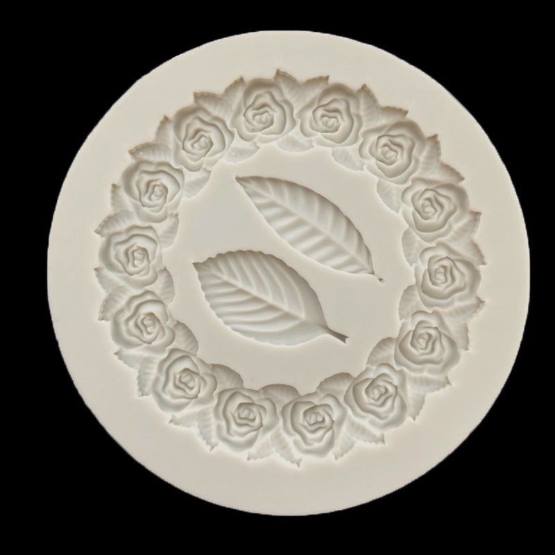 Baking Tools Leaf Liquid Silicone Mold Cake Chocolate Mold Frame Epoxy Decoration SHANVY