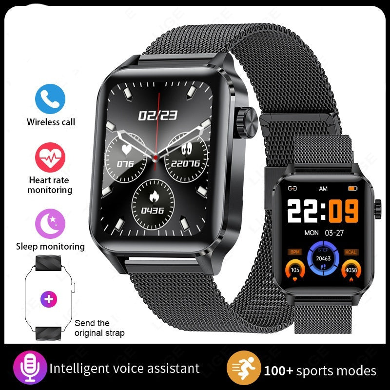 Bluetooth Calling Waterproof Health Monitoring Smart Watch SHANVY