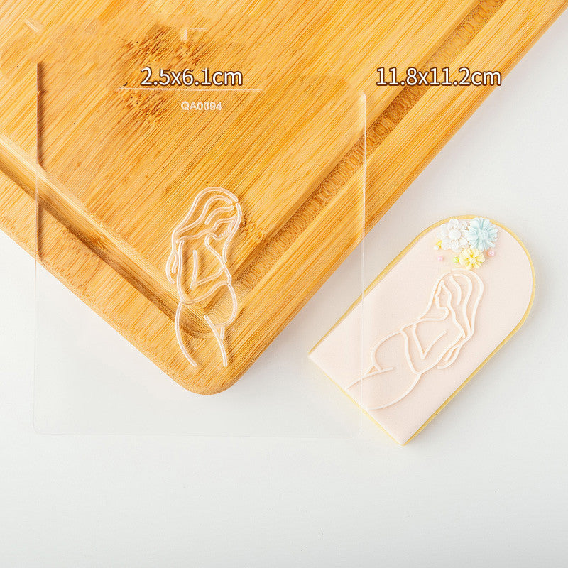 Baking Cake Tools Mother  Baby Fondant Die Biscuit Cutter SHANVY