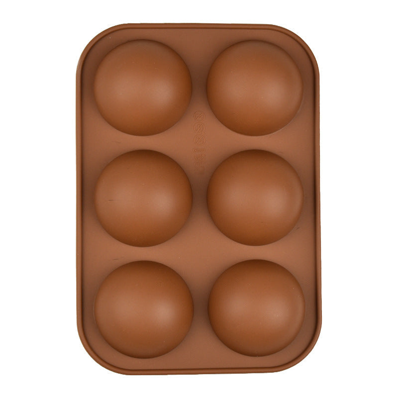 Baking Tools Small Semicircle Silicone Cake Mold Chocolate Mold Hemispheric Mousse Cake Mold SHANVY
