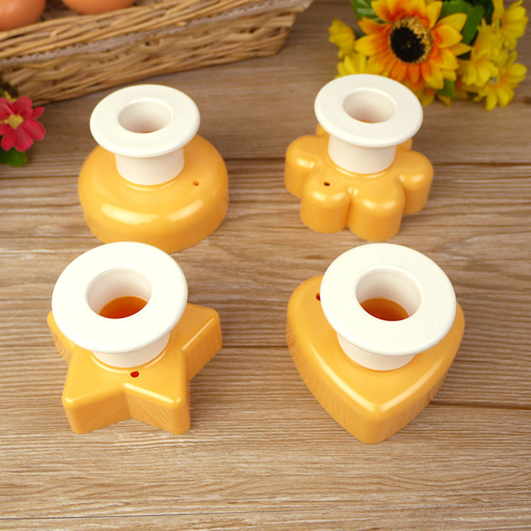Baking Tools Heart Flower Star Round Donut Mold Press SHANVY