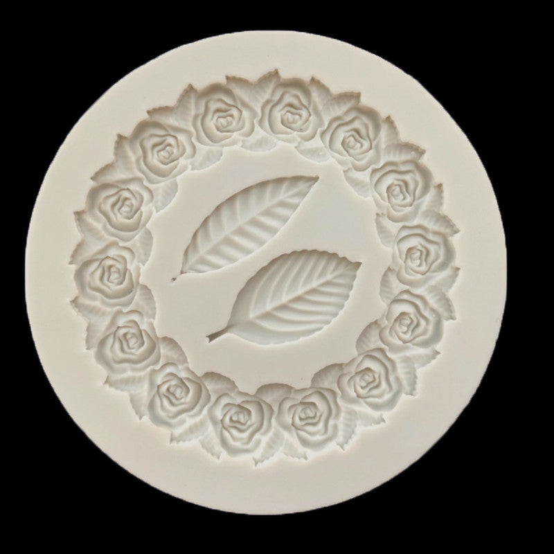Baking Tools Leaf Liquid Silicone Mold Cake Chocolate Mold Frame Epoxy Decoration SHANVY