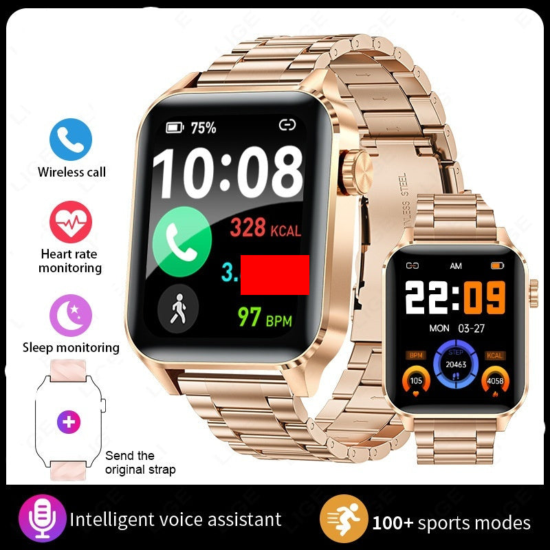 Bluetooth Calling Waterproof Health Monitoring Smart Watch SHANVY