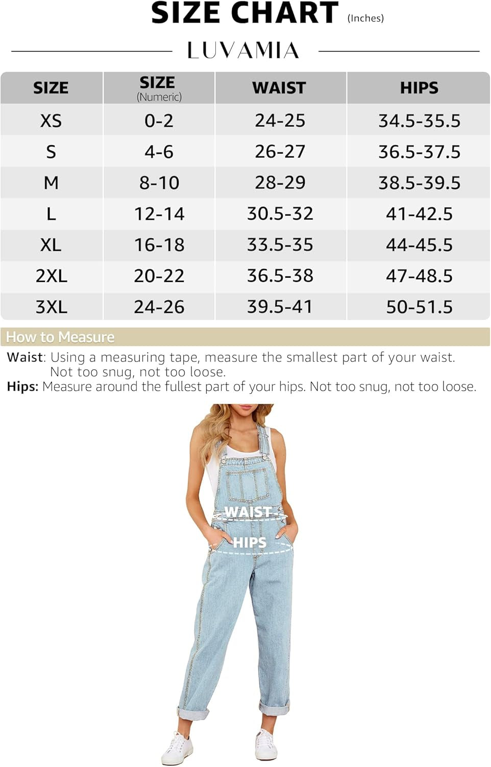 Women'S Casual Stretch Adjustable Denim Bib Overalls Jeans Pants Jumpsuits