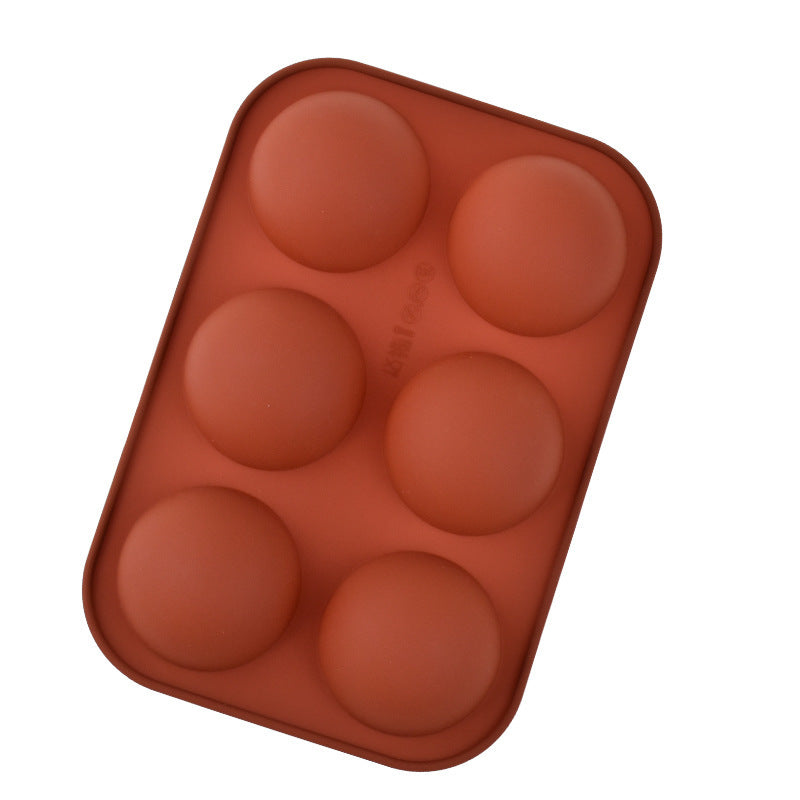 Baking Tools Small Semicircle Silicone Cake Mold Chocolate Mold Hemispheric Mousse Cake Mold SHANVY