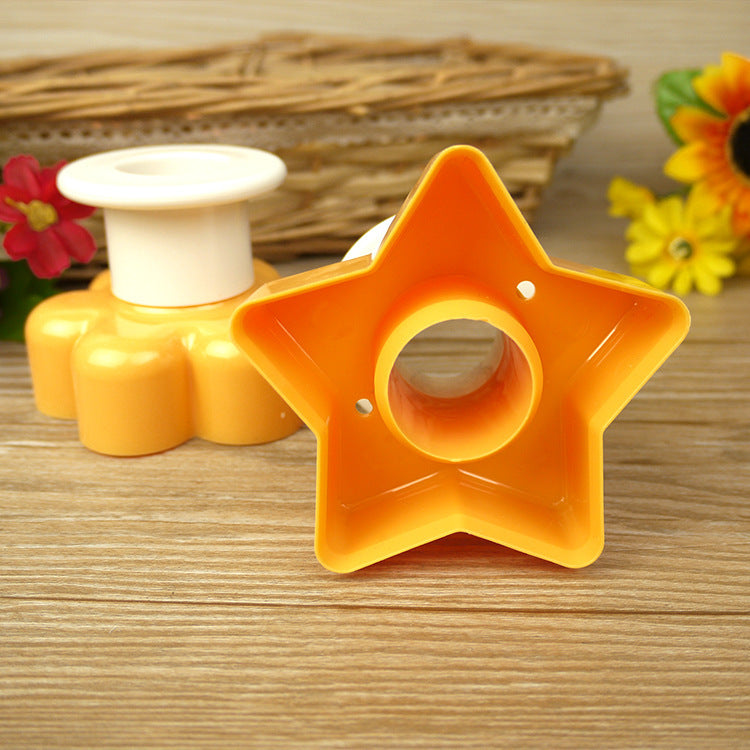 Baking Tools Heart Flower Star Round Donut Mold Press SHANVY