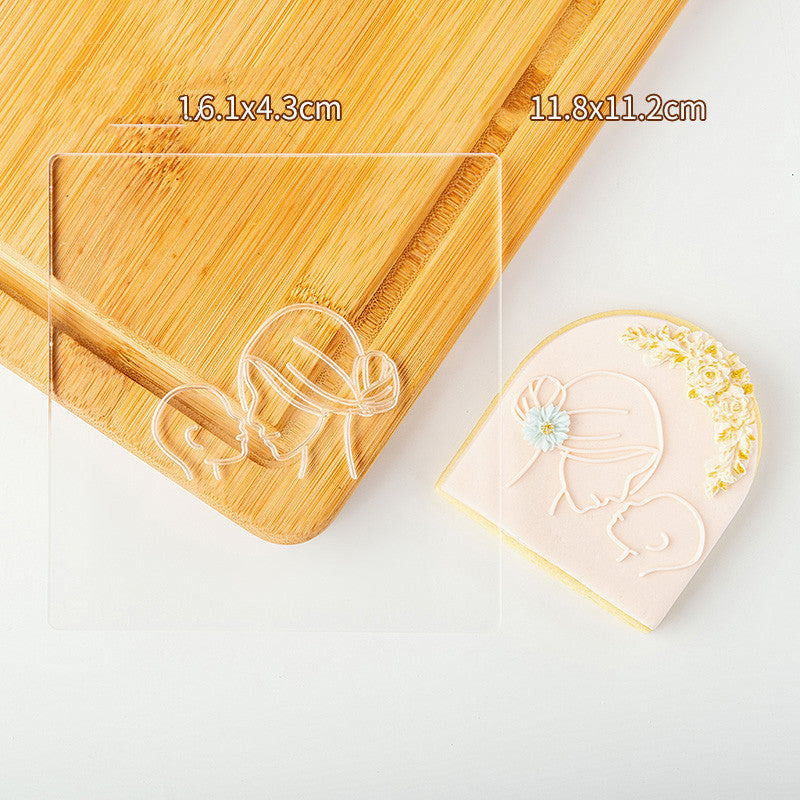 Baking Cake Tools Mother  Baby Fondant Die Biscuit Cutter SHANVY